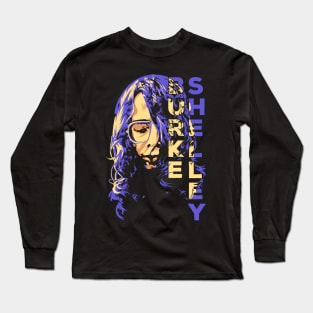 Burke Shelley Face Tribute Purple Long Sleeve T-Shirt